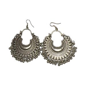 ✨Boho Antique Silver Statement Earrings